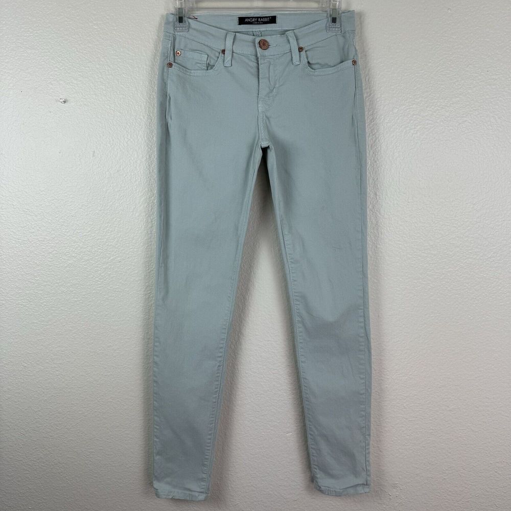 Angry Rabbit Low Rise Skinny Pants Light Blue 26/3